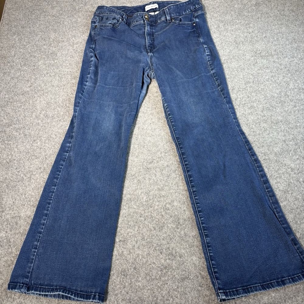 Lane‎ Bryant Boot Cut Jeans Women's 20 Tighter Tummy High Rise (Fits 36x30) Blue